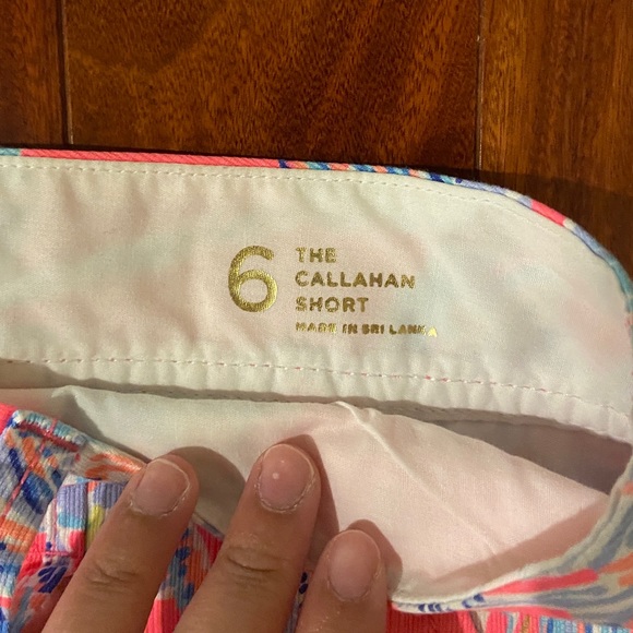 Lilly Pulitzer Callahan Shorts in Nice Stems - Picture 2 of 2